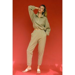 Gil Rodriguez Beachwood Sherpa Fleece Sweatpant - Heather Toffee